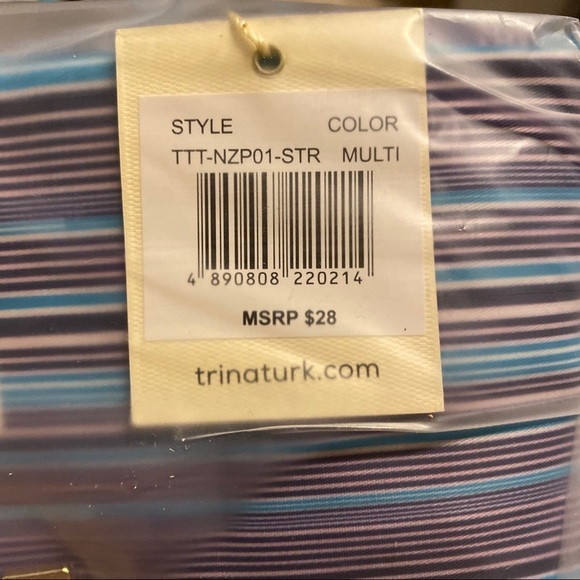 NWT Trina Turk large cosmetic bag - Picture 8 of 8